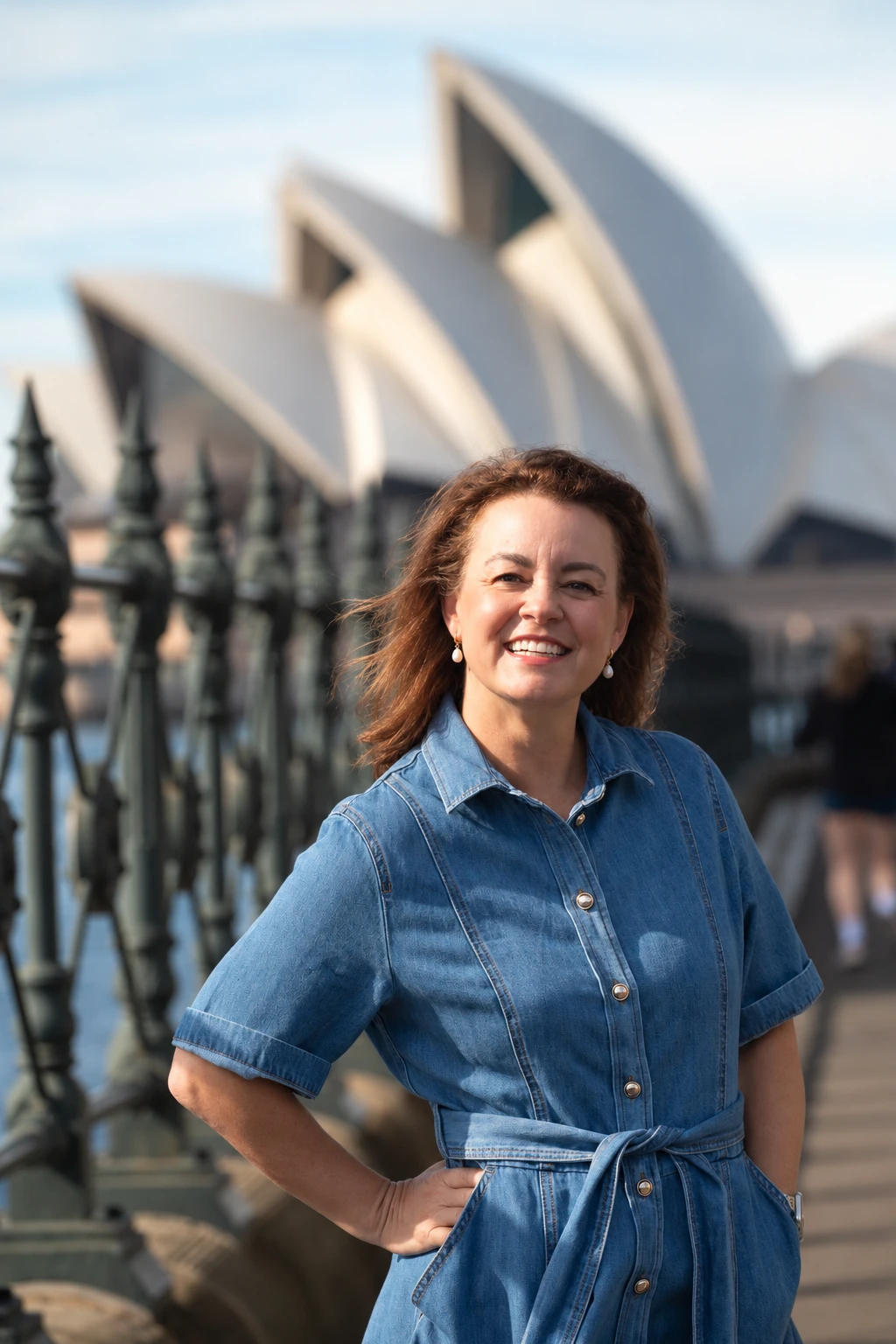 Elizabeth Holst while traveling
